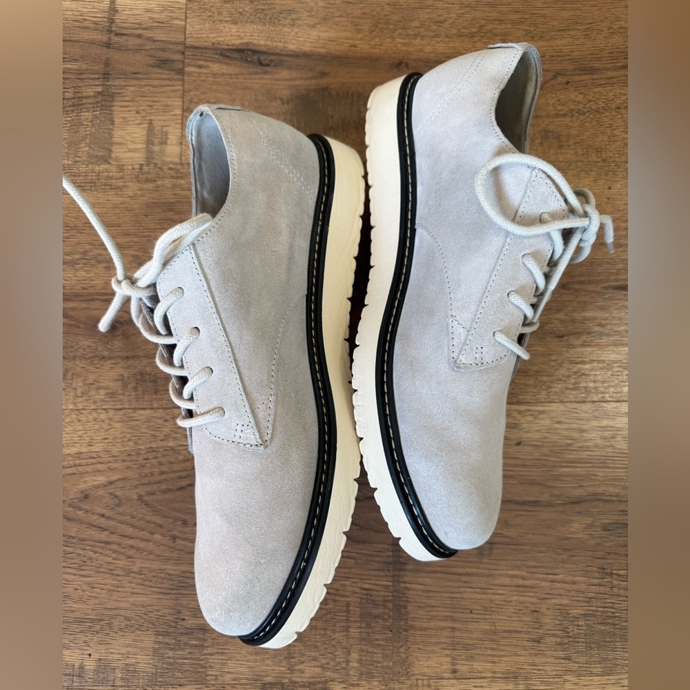 TOMS Wear Good Men's Light Gray Suede Shoes zs 12 - Picture 2 of 8